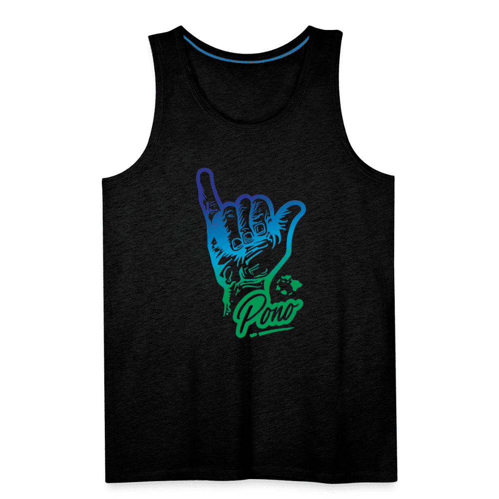 Pono Shaka - Premium Tank - charcoal grey