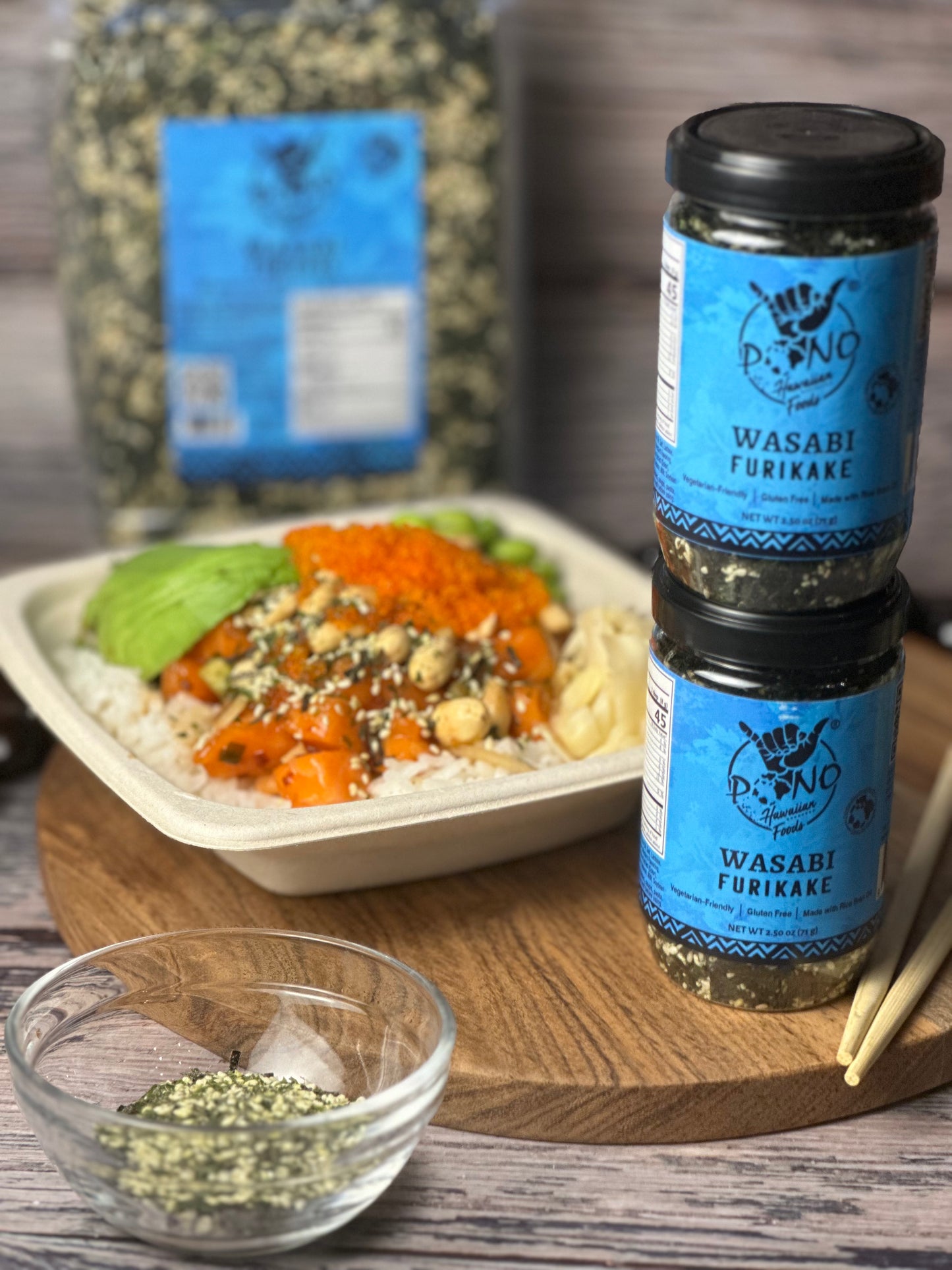 Pono Foods Co - Wasabi Furikake Rice Seasoning