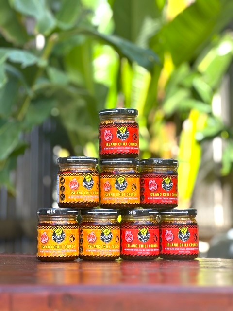 Pono Hawaiian Island Chili Crunch – 6oz – Umami, Garlic, Shallots, Sesame, Chili Peppers