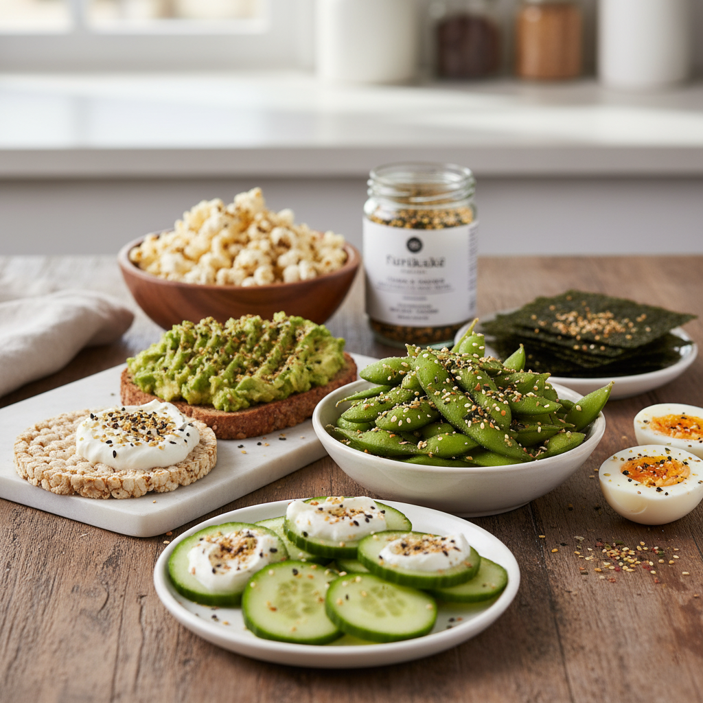 How to make healthy snacks with Furikake?