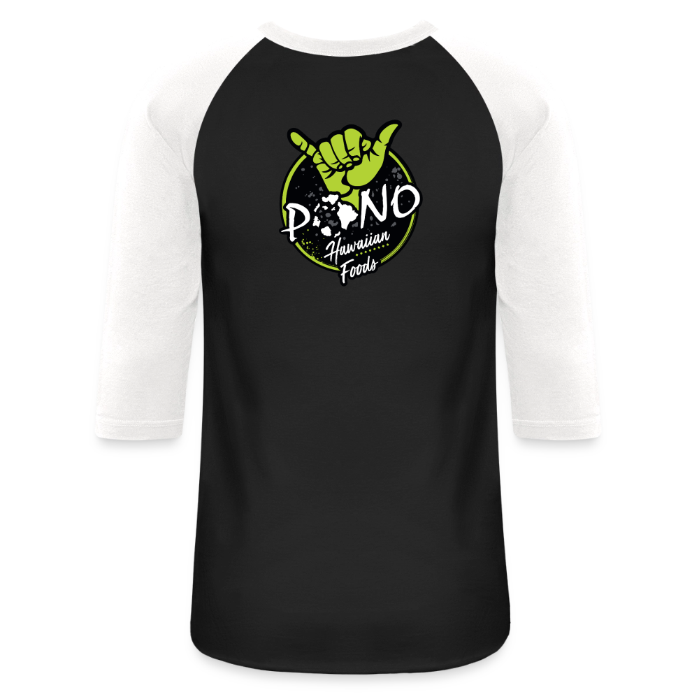 Yessah Baseball Tee - black/white