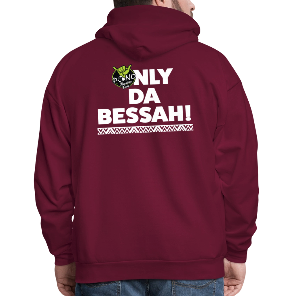 YESSAH HOODIE - burgundy