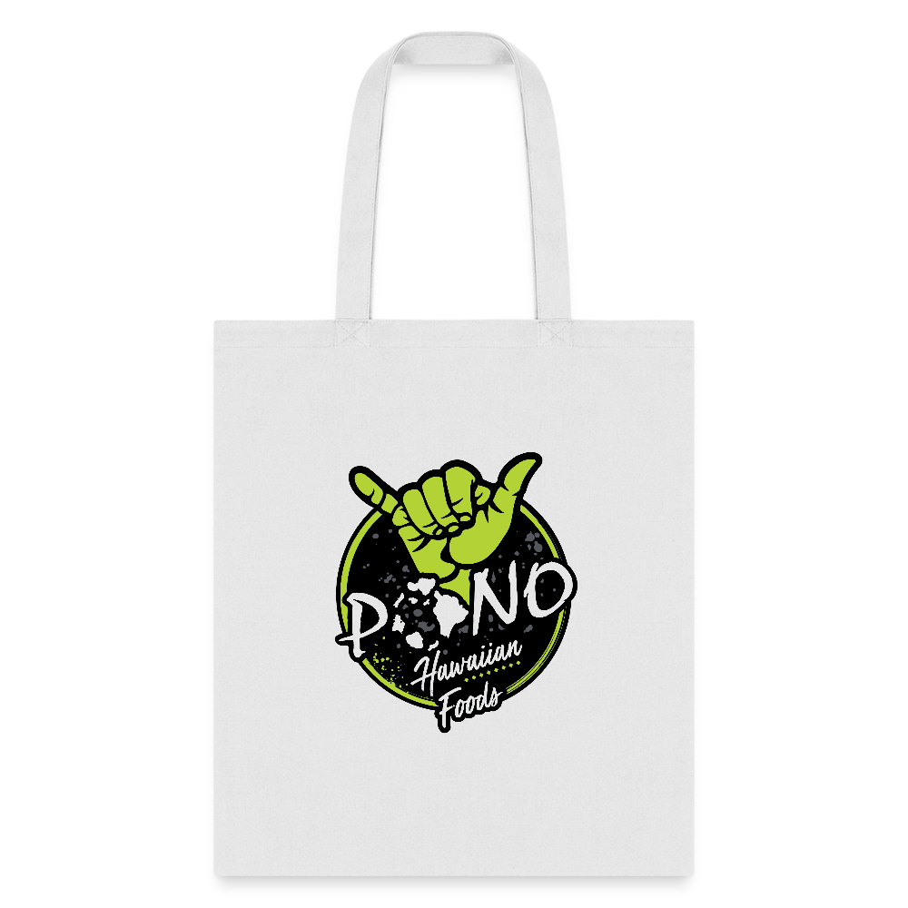Pono Hawaiian Tote Bag - white