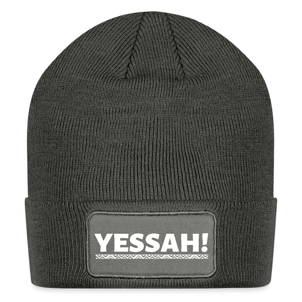 Yessah - Pono Patch Beanie - charcoal grey