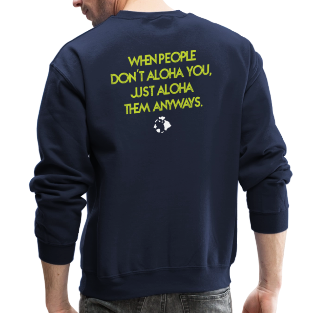 ALOHA ALWAYS - Crewneck Sweatshirt - navy