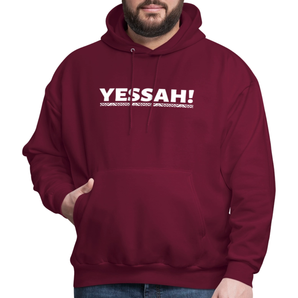 YESSAH HOODIE - burgundy