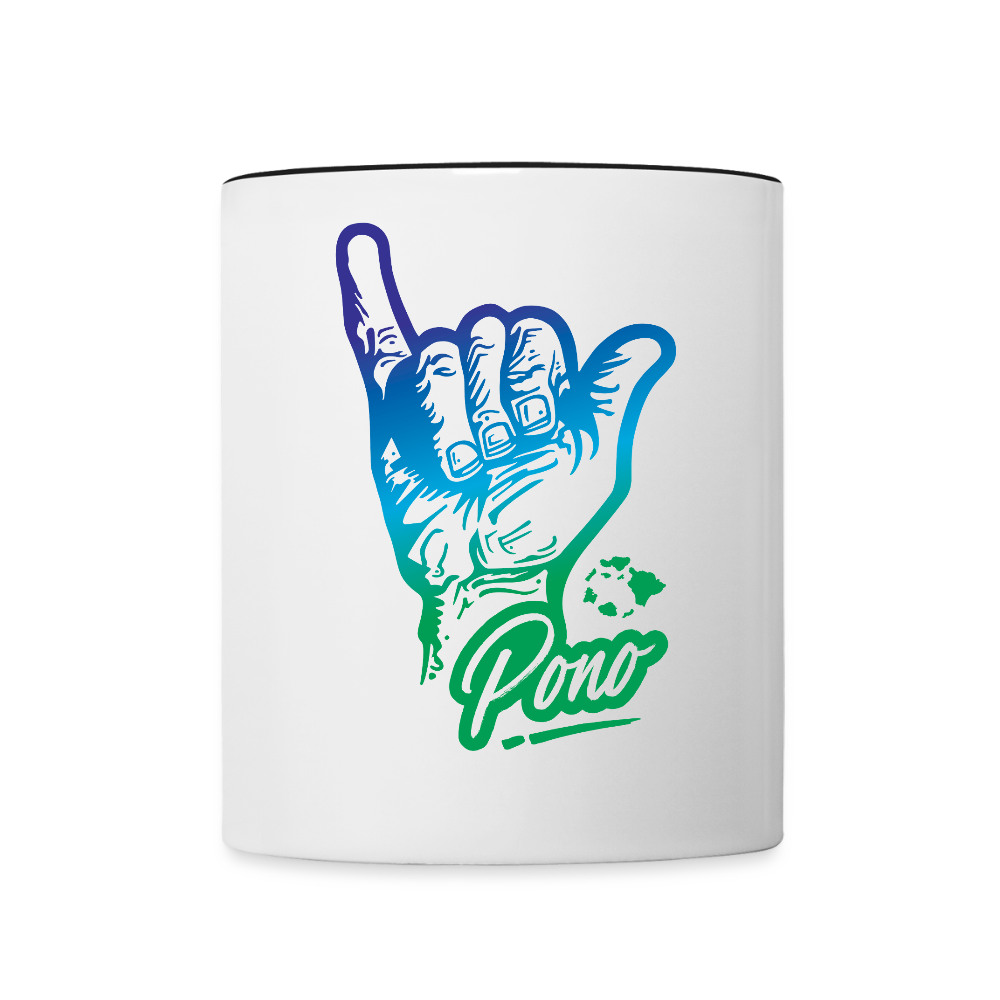 Pono BT Shaka Mug - white/black