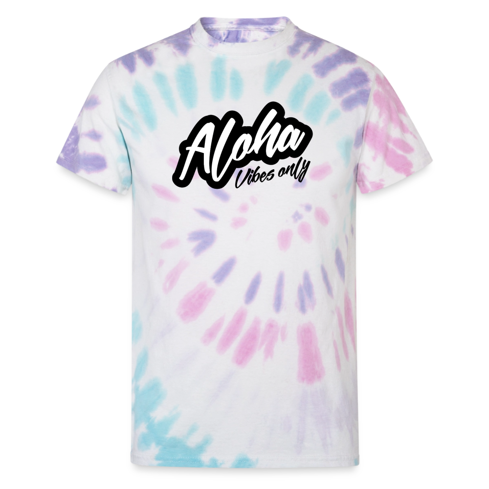 Unisex Tie Dye T-Shirt - Pastel Spiral