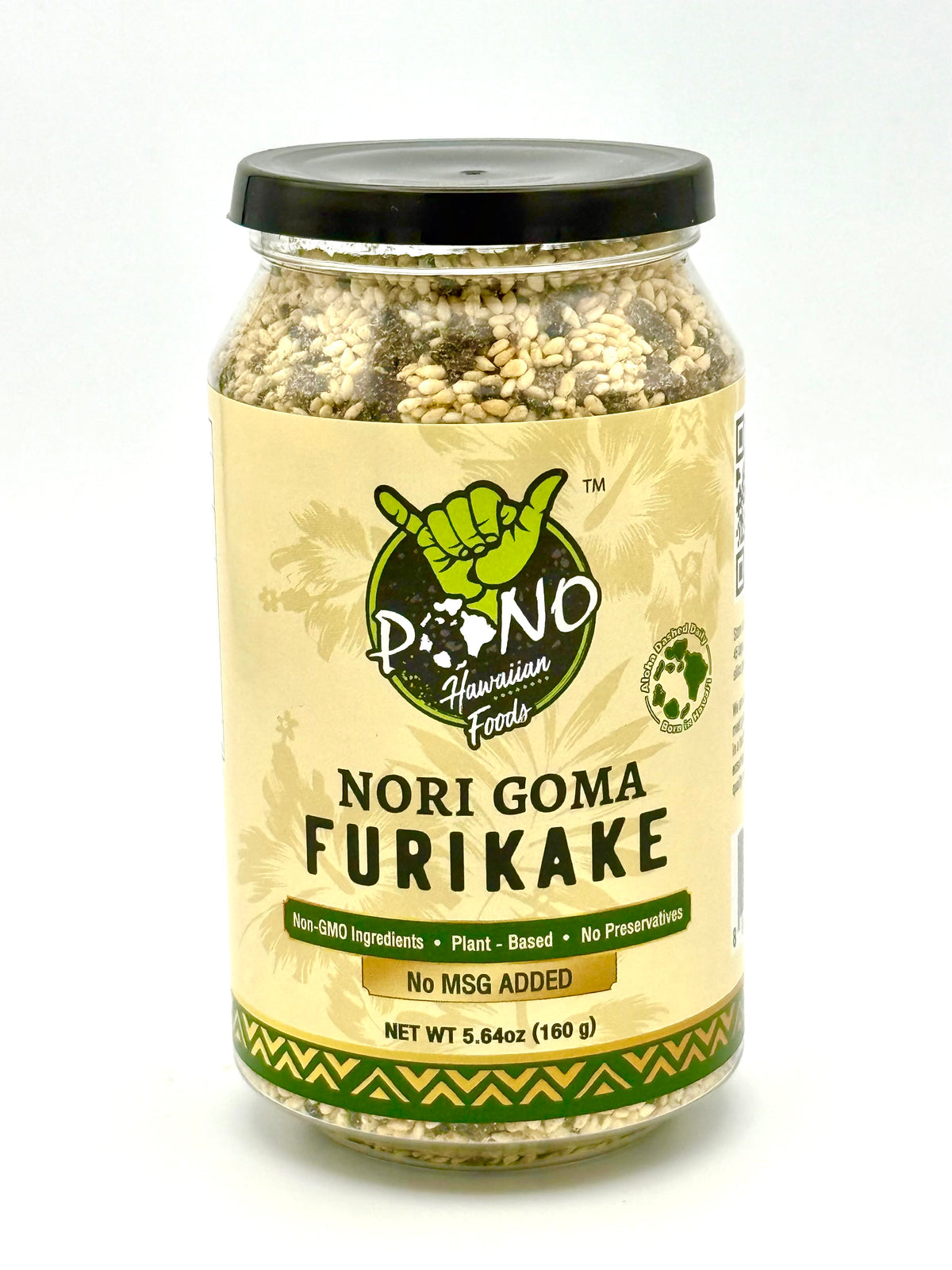 NEW - Pono Hawaiian Premium Nori Goma Furikake - no MSG, non-gmo, Japanese umami topping! 5.64oz Large Size!