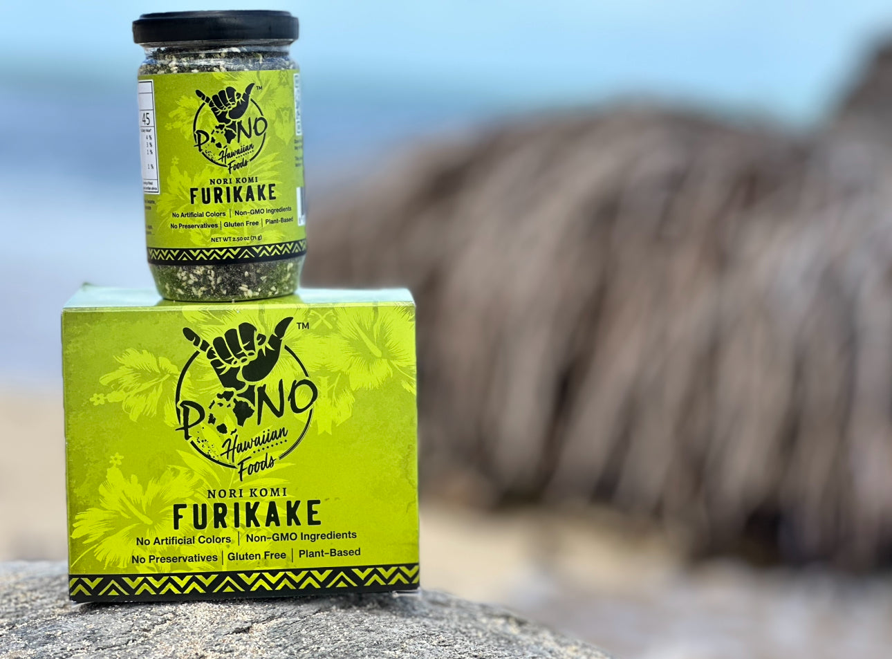 Pono Hawaiian Nori Komi Furikake Rice Seasoning 2.5oz