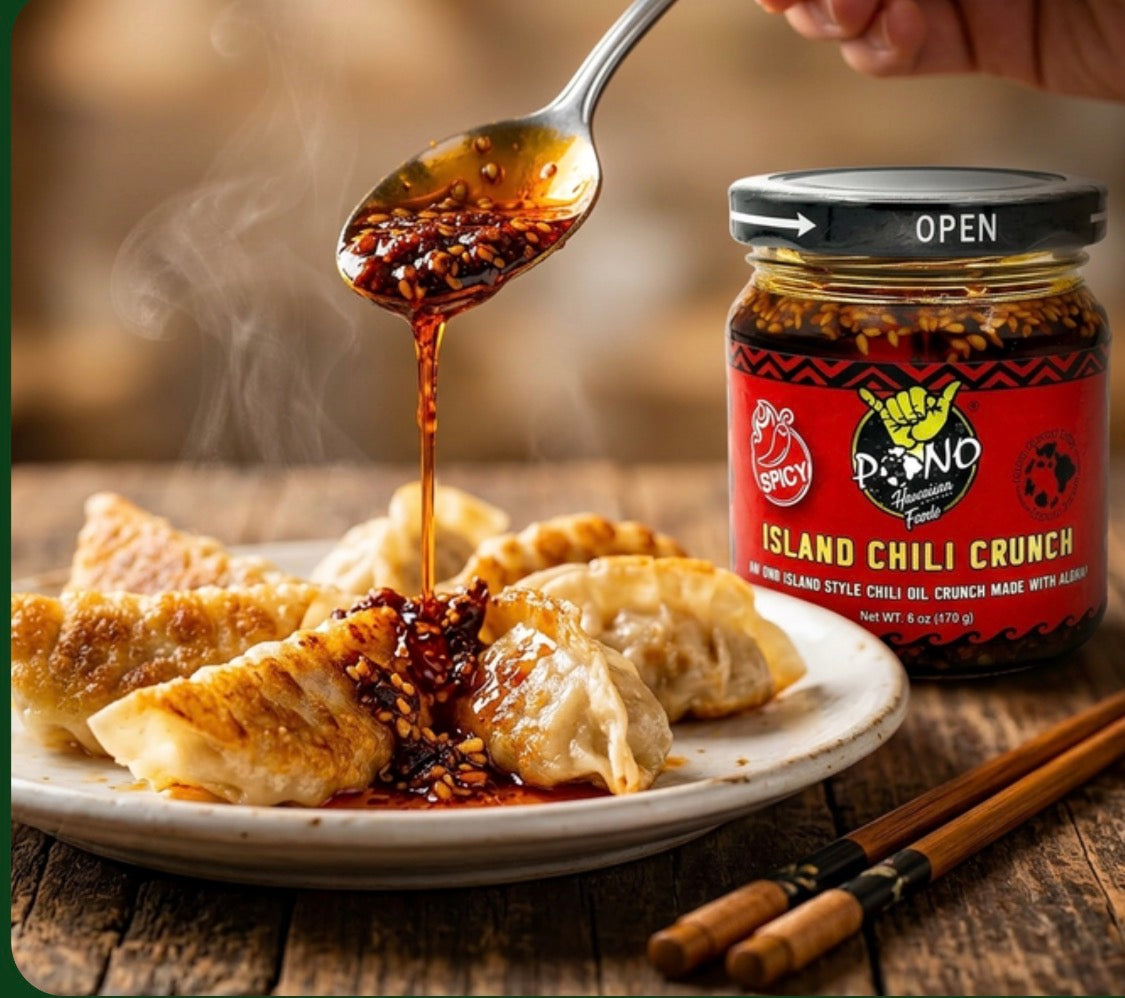 Island Chili Crunch - (SPICY) 6oz - Umami Chili Oil Crunch