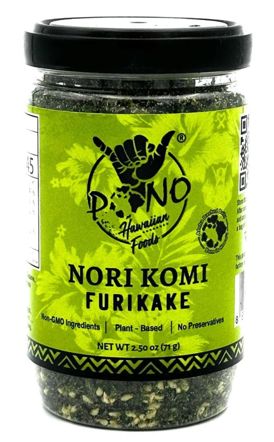 Pono Hawaiian Nori Komi Furikake Rice Seasoning 2.5oz