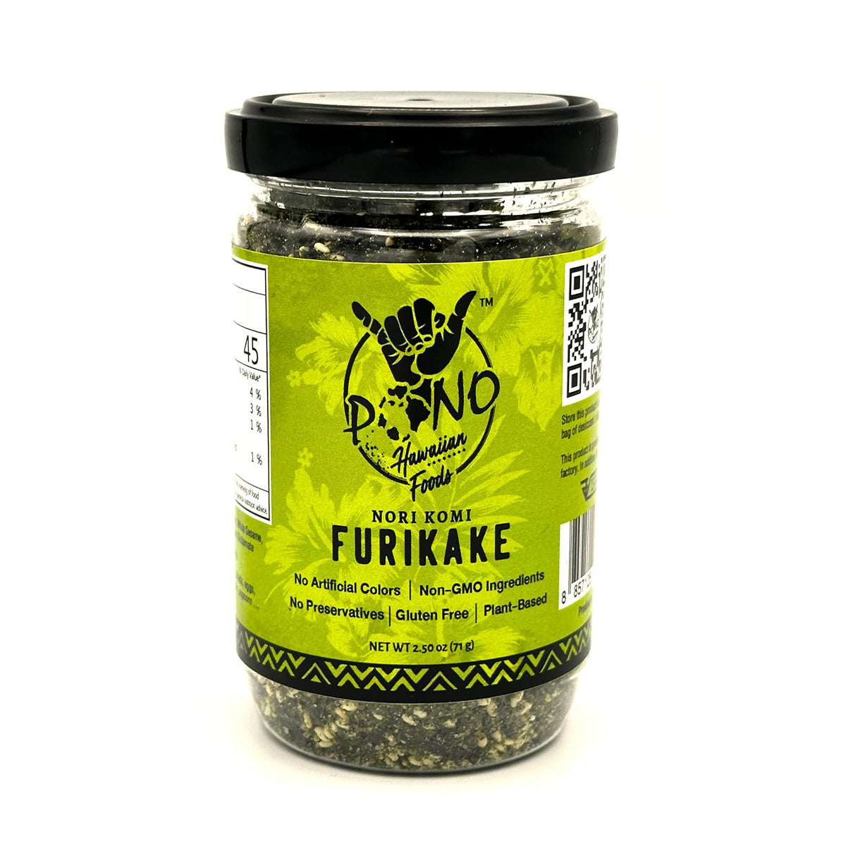 Pono Hawaiian Nori Komi Furikake Rice Seasoning 2.5oz – Pono Hawaiian Foods