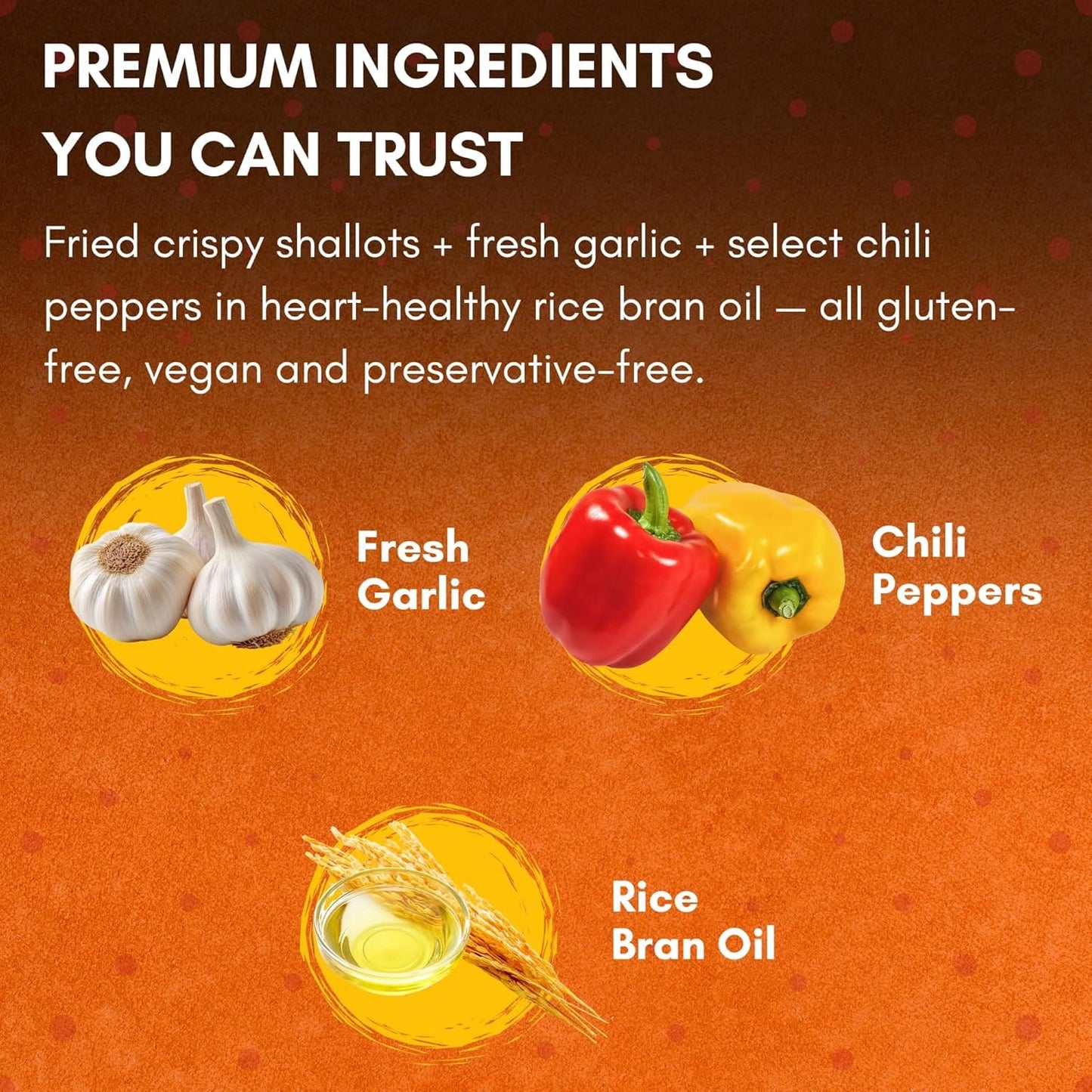 Pono Hawaiian Island Chili Crunch – 6oz – Umami, Garlic, Shallots, Sesame, Chili Peppers