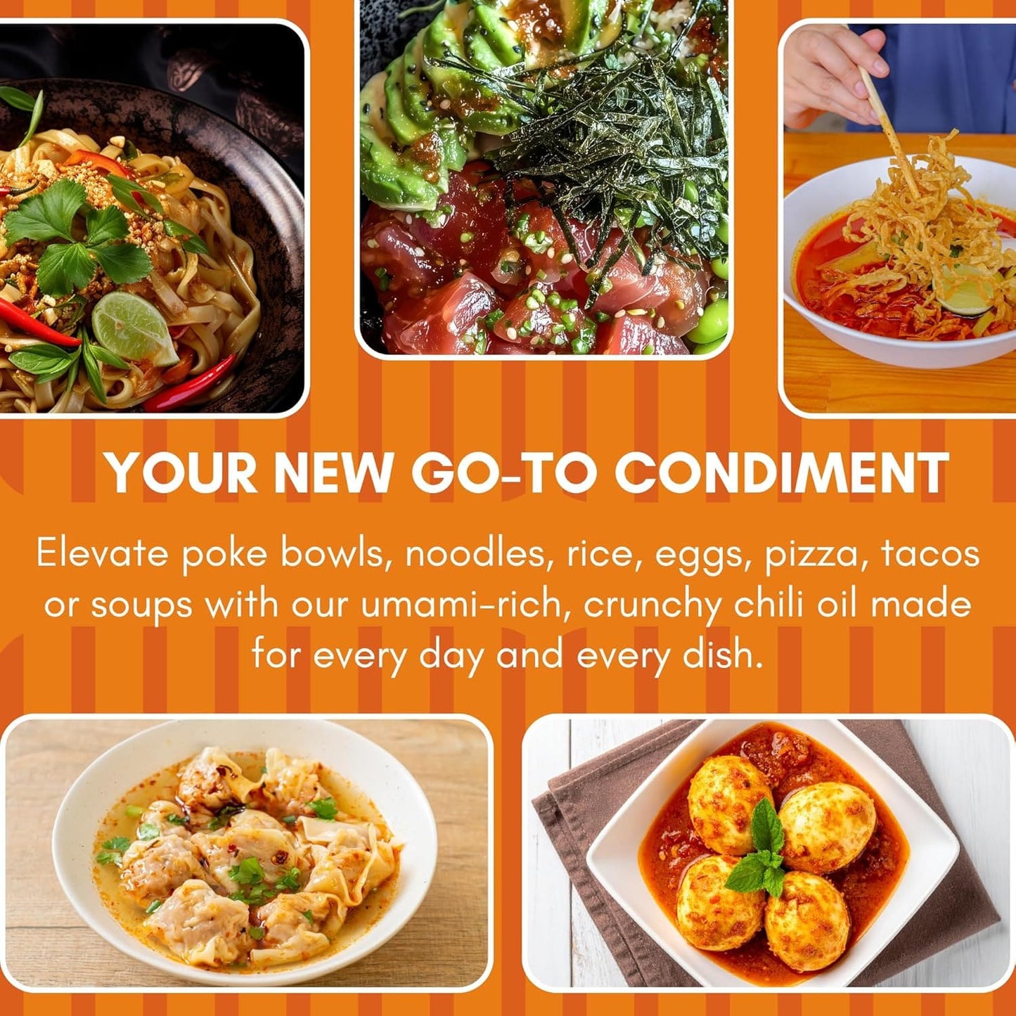 Pono Hawaiian Island Chili Crunch – 6oz – Umami, Garlic, Shallots, Sesame, Chili Peppers