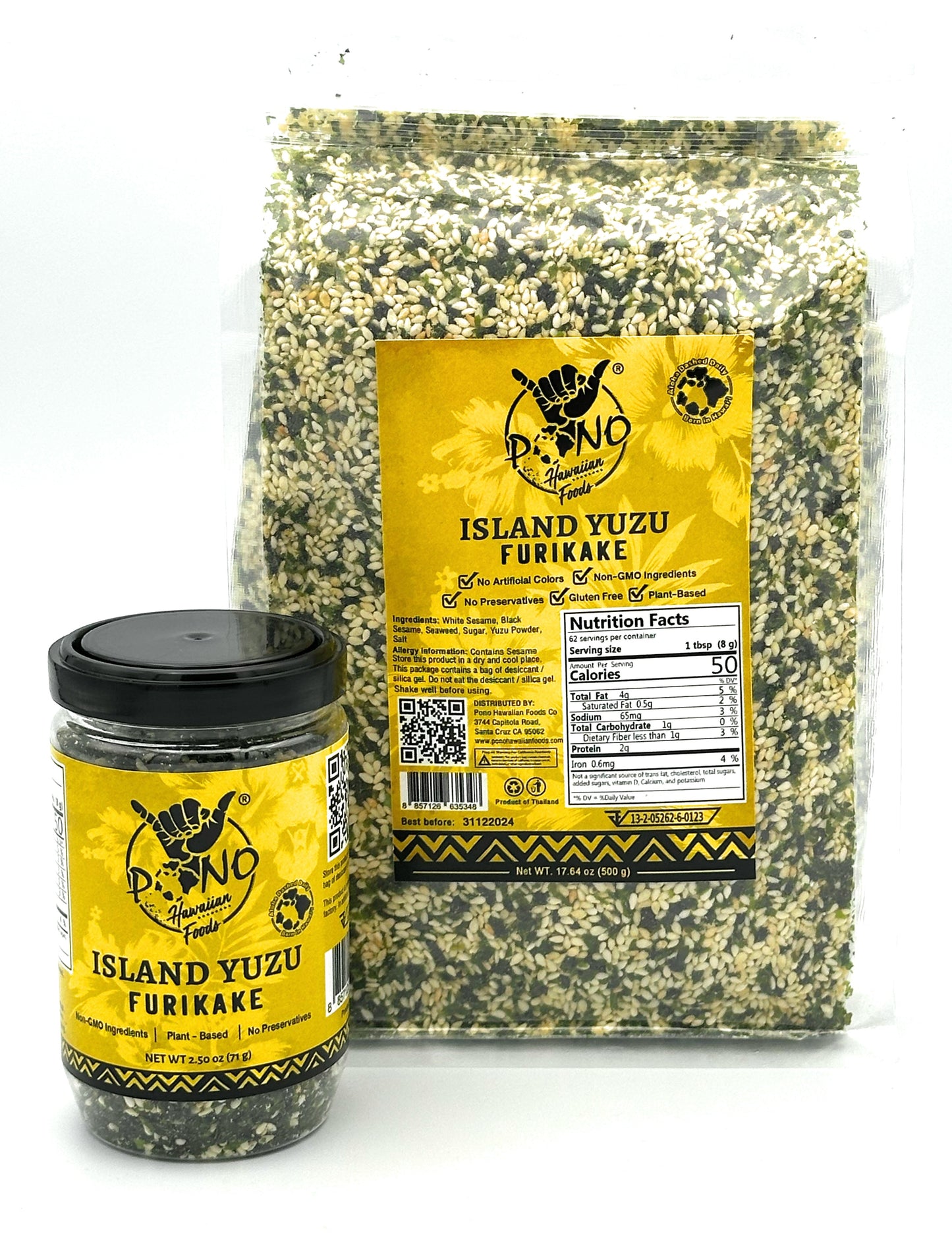 Pono Hawaiian Foods - Island Yuzu Furikake (2.5 oz)